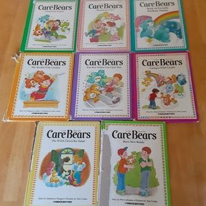 8 - Vintage Hardcover Care Bear Books